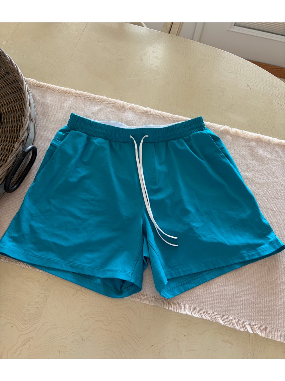 NWOT Lululemon Turquoise Swim Shorts Men’s Large